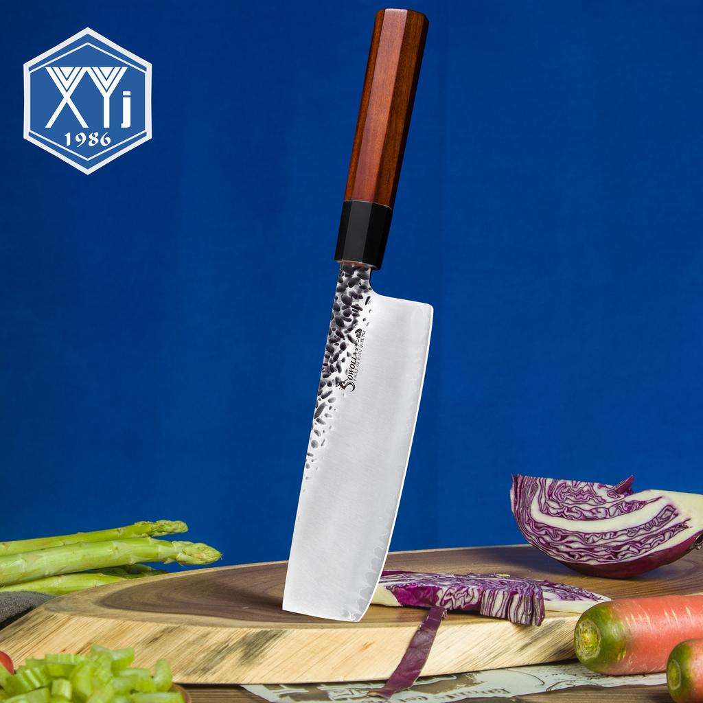 Buy Xyj 7 Inch Damascus Steel Chopping Knife Damascus Ultra Sharp Blade Kitchen Pro Chef Slicing