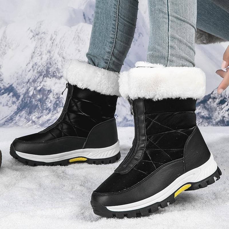 Snow boots winter wool warm cotton shoes sports shoes high top cotton shoes outdoor hiking shoes boots
