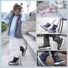 Mishansha Snow Boots for Boys and Cold Winter Boots for Outdoor Perfect for and Playing in the Size Kids' Girls, Fleece-Lined, Weather, Non-Slip,