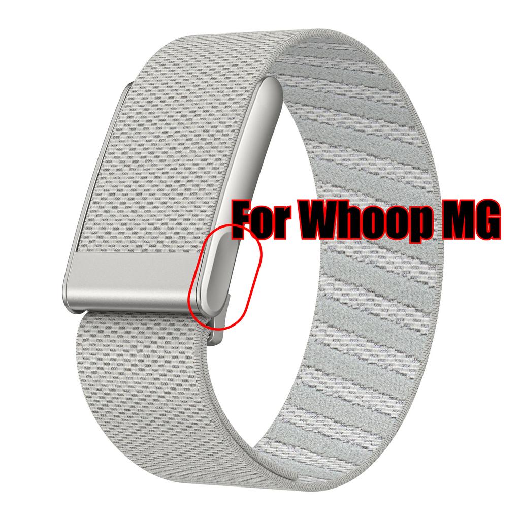 For WHOOP MG / WHOOP 5.0 Breathable Wrist Band Soft Slicone Sweatproof Adjustablle Rubber Band for Whoop 5.0 MG Wristband