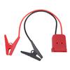 Car Battery Jumper Cable with Adapter Automotive Battery Booster Cable Replacement Emergency Jumper Cable Clamps 0.5m
