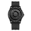 Creative Black Technology Men's Watch, Magnetic Levitation Ball Personalized Trend Mirrorless Quartz Watch