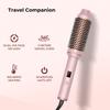 Thermal Brush 1.5 in Heated Curling Brush Ceramic Curling Comb Volumizing Brush Curling Iron Travel Curling Iron with Brush