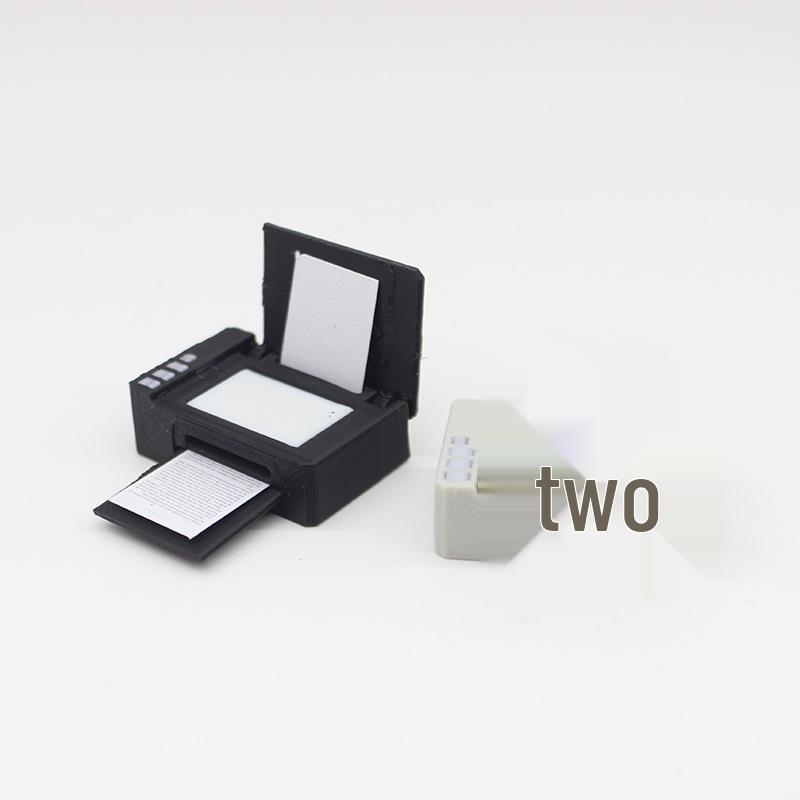 1:12 Miniature Office Scene Props - Realistic Printer Model for BJD Dolls