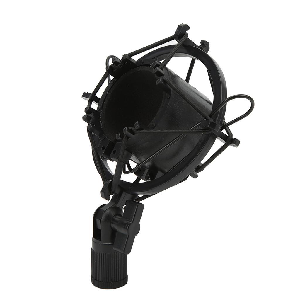 Microphone Shock Mount Holder Plastic Mic Anti Vibration Clip 47‑57mm for Live Streaming Recording Studio