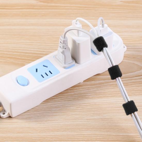 Cable Strap Convenient Self-adhesive Nylon Roll Wire Tidy Fastening Tape for Office