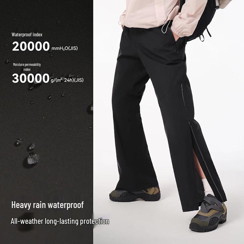 PELLIOT Unisex Fleece-Lined Waterproof Hiking Pants