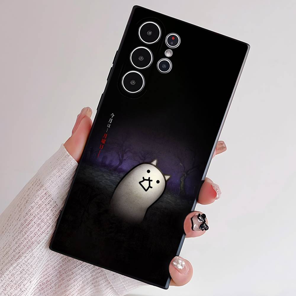 B-Battle Cats Anime Game Phone Case For Samsung S Series S21 S22 S23 S24 S25 FE Plus Ultra TPU Soft To Skin-friendly Case