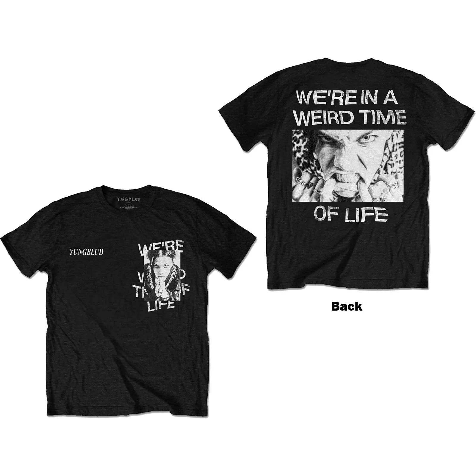 Yungblud T-Shirt: Weird Time Of Life (Back Print) OFFICIAL NEW XL