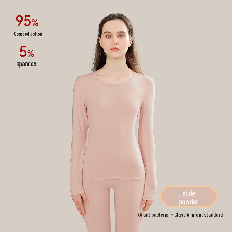 Tierkreisjahr Paar Thermo-Unterwäsche-Set – Herren- & Damen Festliches Rot Baumwolle