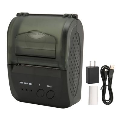 Bärbar kvittoskrivare 58 mm Bluetooth 4.0 Snabb utskrift Lågt ljud Mini termisk skrivare för hem
