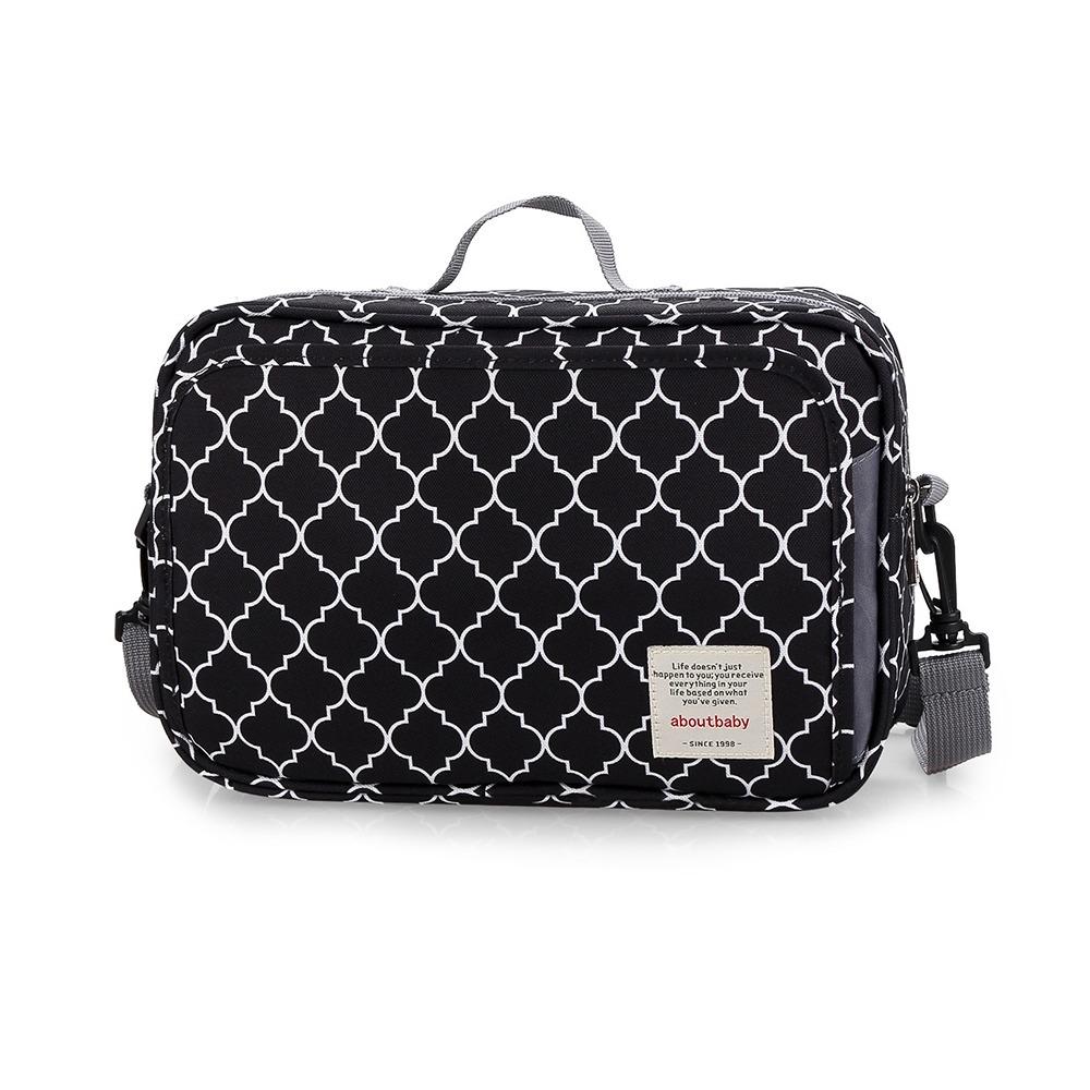 

Multiple Pockets Baby Stroller Bag Polyester Pram Storage Hanging Bag Stroller 04