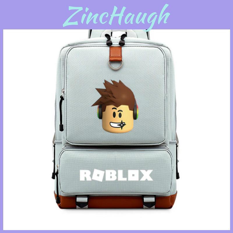 Stilvolle Roblox-Muster Kinder-Schultasche mit verstellbaren, gepolsterten Schultergurten