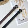 Elegant Black Pu Belt For Women Chic And Versatile For Dresses And Jeans