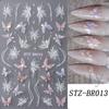 Nail Art Stickers, Valentine'S Day French Thorn Line Patches, Love Thin And Tough Nail Stickers