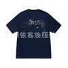 Camiseta de Algodón Streetwear para Hombre y Mujer Corte Holgado Manga Corta Camiseta Gráfica Casual Unisex Cuello Redondo