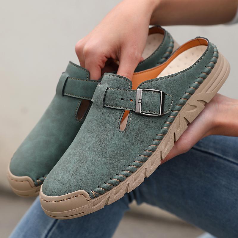 Outdoor Freizeit Le Fu Schuhe Herren Baotou Hausschuhe Baotou Anti-Rutsch Flache Schuhe Haus Innen Hausschuhe Hausschuhe