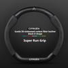 Carbon fiber Suede For Citroen C1 C2 C3 C4 C5 C6 VTS Xsara C-Crosser Berlingo Sega DS3 Car Steering Wheel Cover Auto Accessories aog123