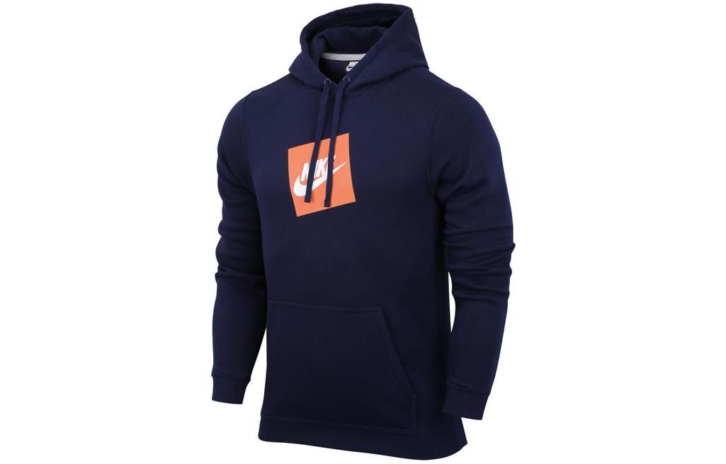 Nike Sweatshirts Men s Blue Hooded Moderate Regular CD9248-451 S