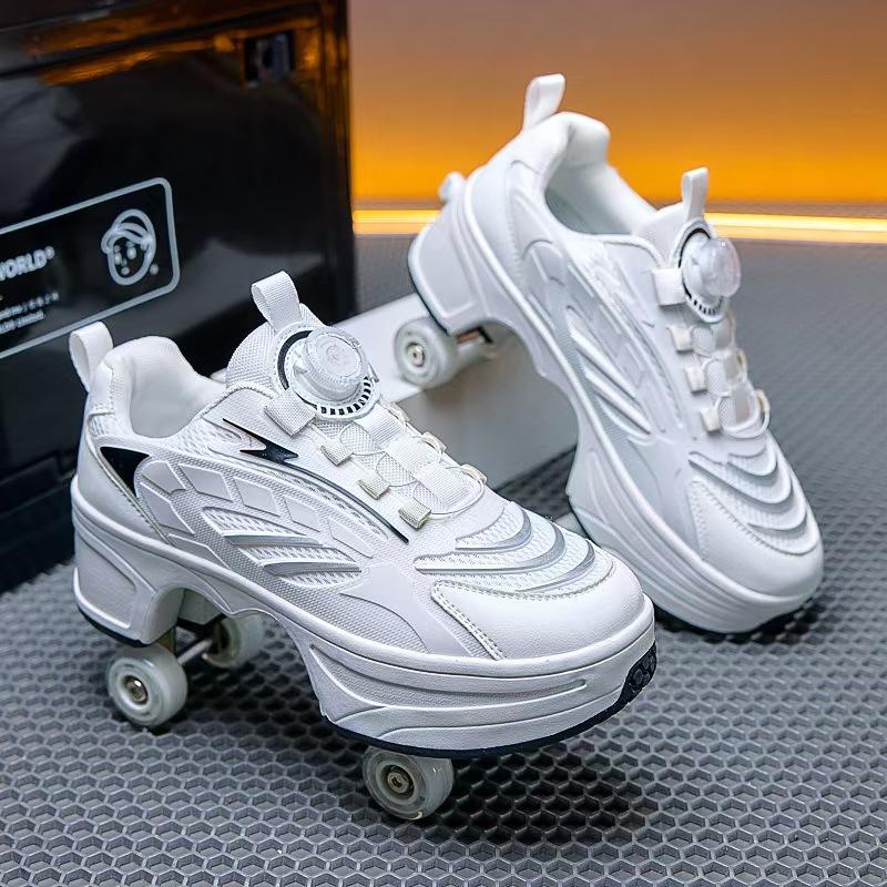 

Four-wheel roller skates, extendable children s roller skates, waterproof walking shoes, outdoor roller skates kids gifts 40 білий
