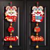 Blessing Chinese Snake Year Pendant Traditional Fu Character Hanging Ornament  Home New Year Decor