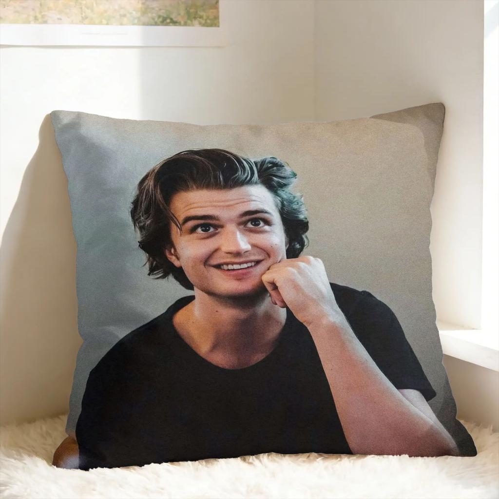 Joe Keery Steve Harrington Pillow Cover Print Cushion Cover Kawaii Pillow Case For Wedding Party Home Decor