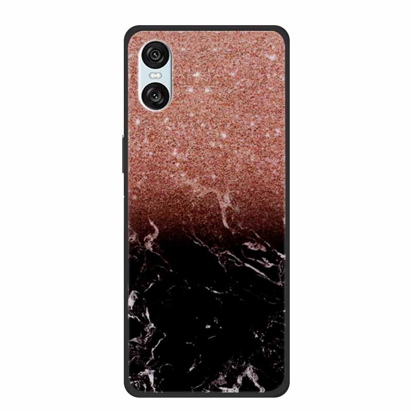 Case For Sony Xperia 10 VI 5G Marble TPU Soft Silicone Back Cover For Sony Xperia 10VI Phone Cases Protective Mica Painted Capa