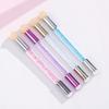 Nail Stamping Pen with Diamond Halo Mini Stamping Tool Silicone Sponge Applicator for Nail Art Designs
