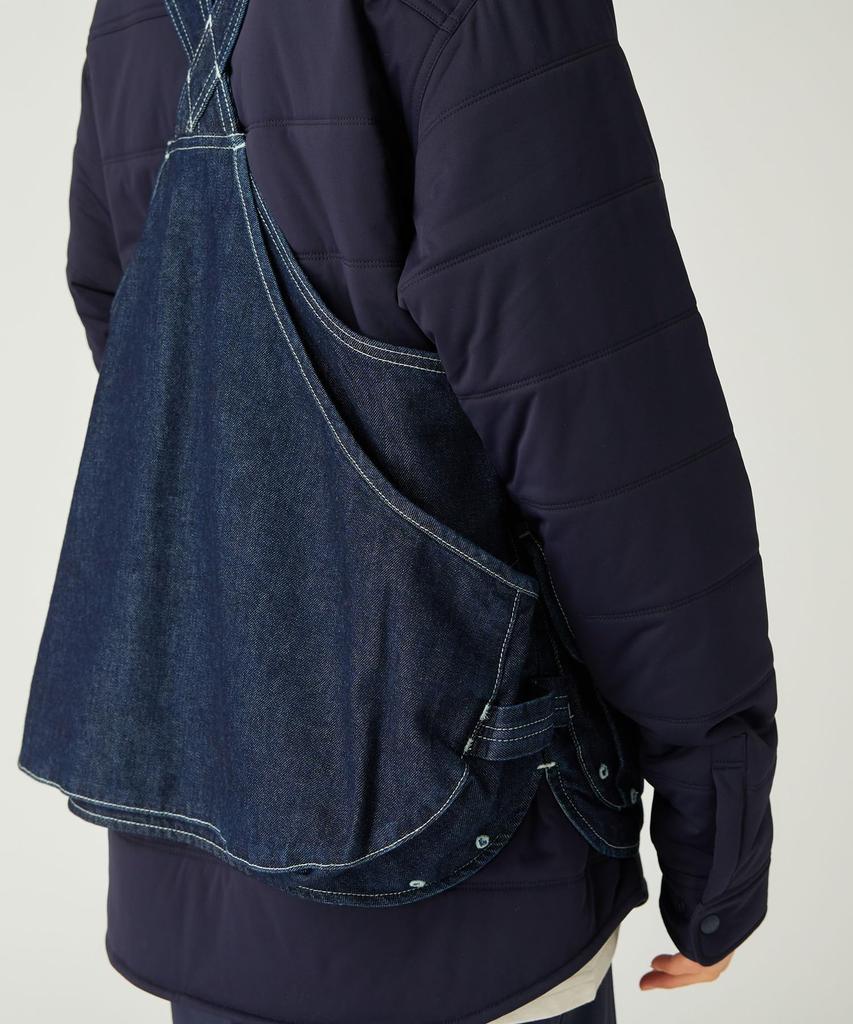 Snow Peak TAKIBI Denim Vest and Size L JK-25AU012, Men's Women's, Indigo,