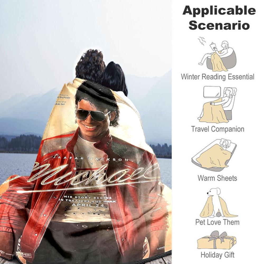 Michael Jackson Blanket Ultrasoft Great For Office Seaside Bedding Four Seasons Universal Modern Best Holiday Gift For Friends Family