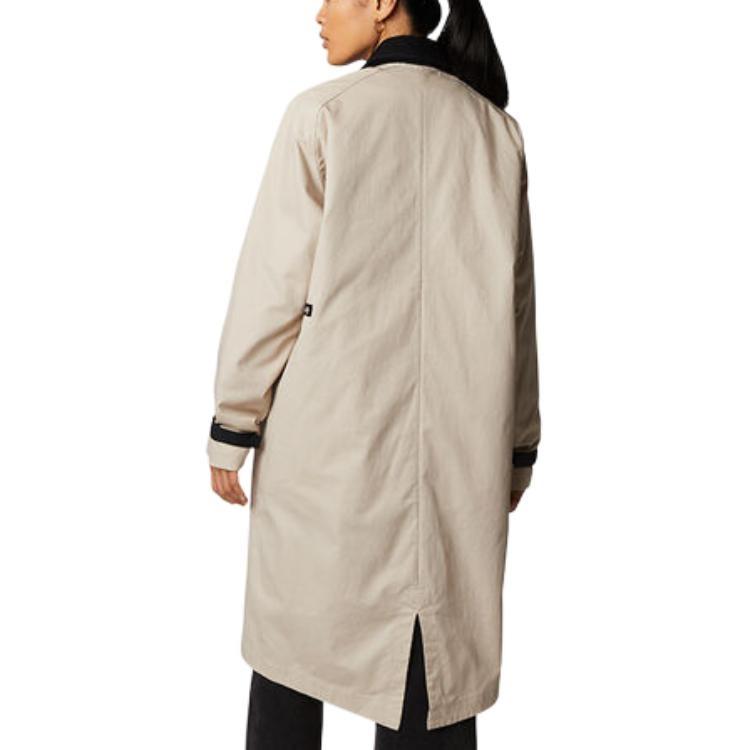 Converse Parka Coats Women's Beige Lapel Moderate 10022962-A02