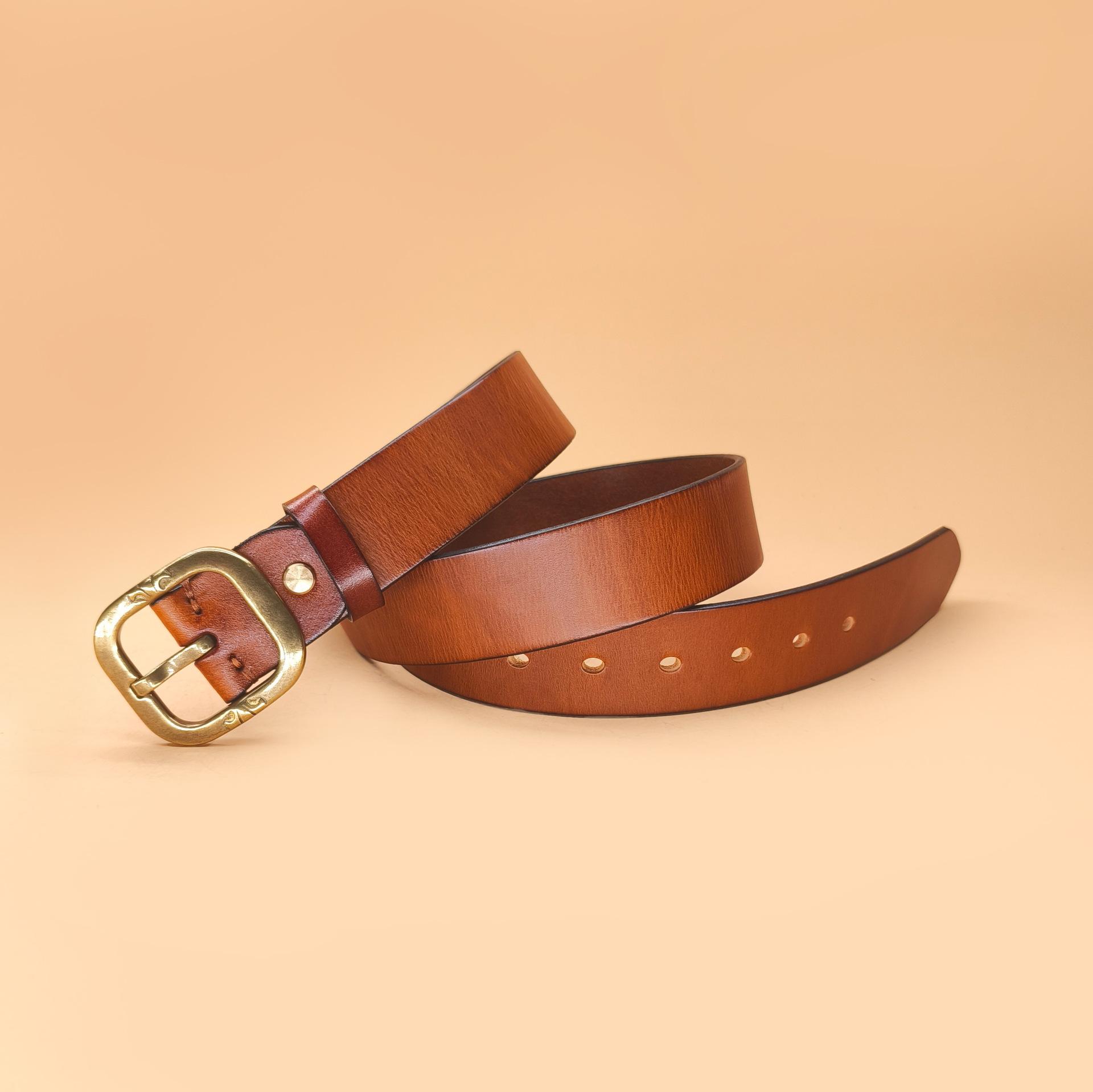 

Новый мужской кожаный ремень с пряжкой из дерева и пастой, модный повседневный кожаный ремень 110cm-125cm хаки