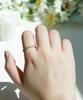 Alleun Silver 925 Thumb Layered Cubic Knee Ring