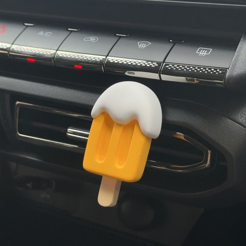 Original Copyright Air Vent Diffuser Stone Ice Cream Cool Cute Aromatherapy Decoration Car Accessory for Girls Perfume Essential Oil