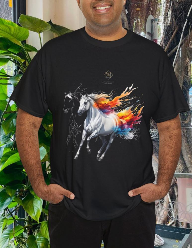 

Magical Unicorn T-Shirt | Unisex Heavy Cotton Tee, Fantasy T-Shirt L