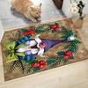 1Pc Gnome Christmas Tree Celebration Carpet Rug Soft Washable Antislip Home Living Room Sofa Mats Personalized Christmas Rug