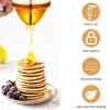 1pc No Drip Glass Honey Dispenser with Stand Juice Syrup Cup Squeeze Bottle Storage Pot Honey Jar Container Kitchen Accessories