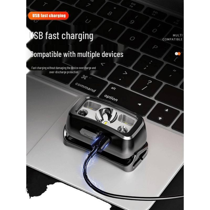 Ultra-Bright Rechargeable Children's Headlamp for Camping and Beachcombing