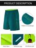 WOSAWE Men's Cycling Shorts Loose Fit with Inner Gel Pad Shockproof Padded Shorts MTB Mountain Bike Shorts Riding Short Trouser