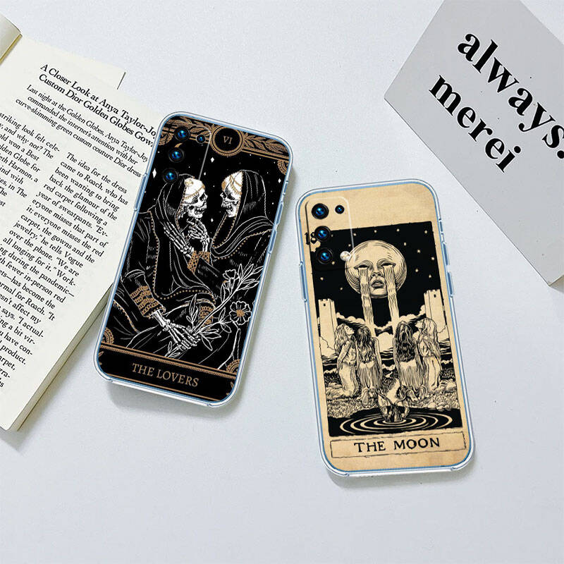 MH7 Witch Divination Tarot Phone Case for Motorola Edge 20 30 S30 40 50 Fusion Lite Plus Pro Neo Ultra One Power Action Macro Hyper Vision Zoom