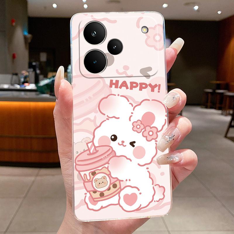 Phone Casing For Realme P4 Pro 5G Back Cover Luxury Dragon Cute Cool Boys Girls Flowers Patterns Transparent Soft Silicone Case