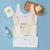 Girls' Thin Cotton Training Bra for Elementary Students - Sports, Anti-Nipple Show, Early Development, Single Layer
