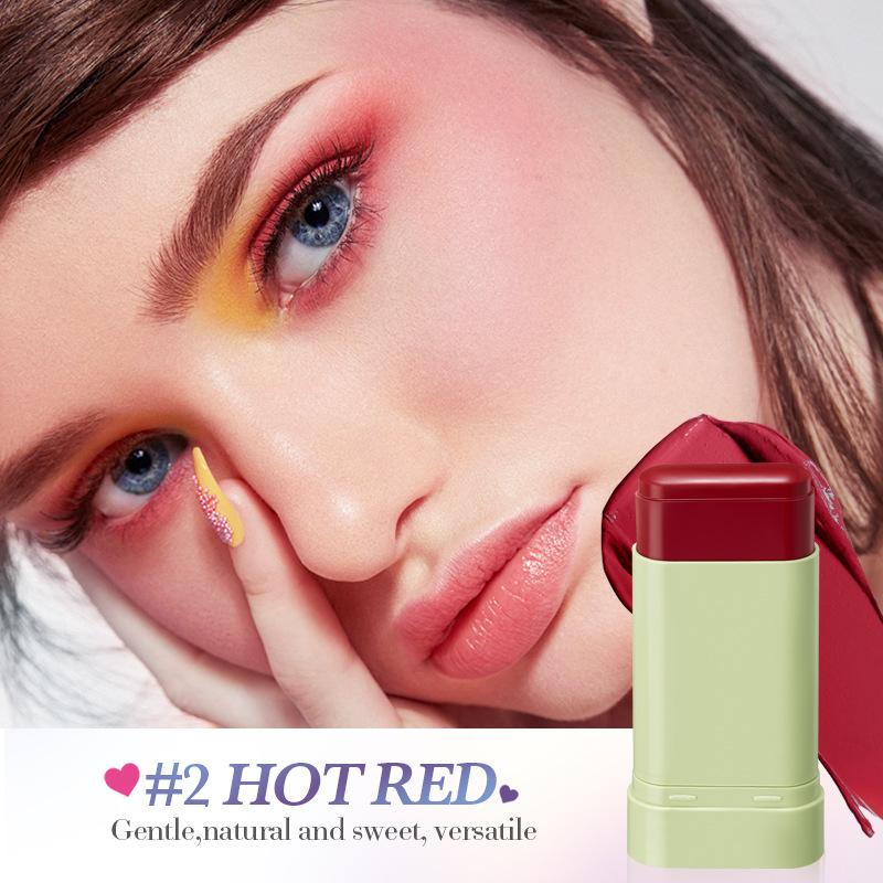 Blush 20g Natural Matte Overflow Color Blush Stick Red Orange Pink Red Skin Care Products