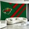 Minnesota Wild Wall Tapestry Aesthetic Wall Hanging Printed Fabric Blanket Decorative Tapestries for Bedroom Living Room Home Decor