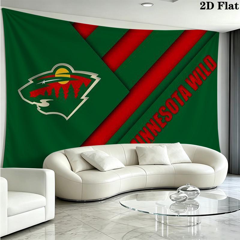 Minnesota Wild Wall Tapestry Aesthetic Wall Hanging Printed Fabric Blanket Decorative Tapestries for Bedroom Living Room Home Decor