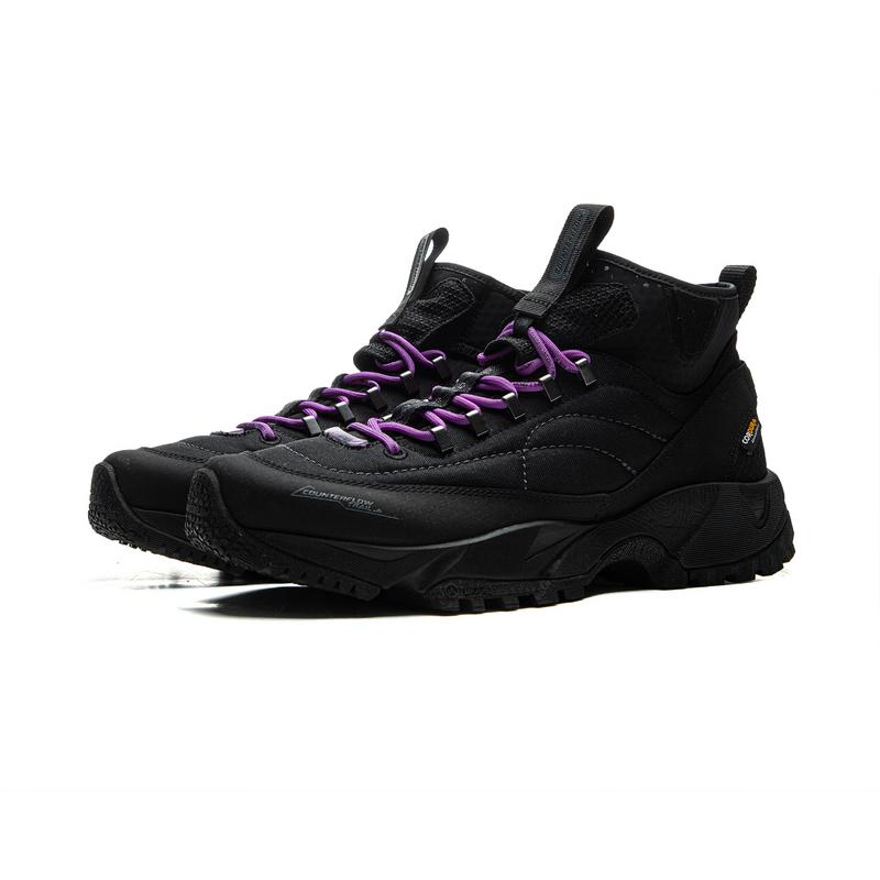 New LiNing Xingye HIGH Anti-Slip Wear-Resistant High-Top Trekking Shoes Unisex Black AHCU059-2