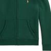 Polo Ralph Lauren Sweatshirt Kids Solid Color Half High Neck Logo Embroidery Zipper Long Sleeve Kids Sweatshirt Green CWPOKNIY8021214-300
