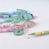 48pcs Cartoon Gel Pen Cartoon Dinosaur Stickers Creative Ink Gel Pen Cartoon Promotional Gifts Office Supplies, Creative 0.5 Black School Statione