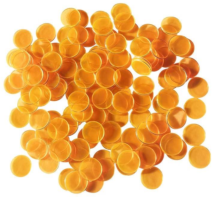 300Pcs 19Mm Count Bingo Chips Markers For Bingo Game Cards Plastic For Classroom Children And Carnival Bingo Games
