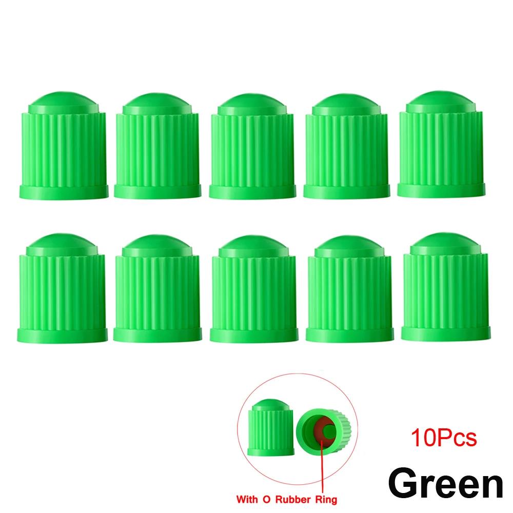 10-100Pcs Tire Valve Caps Plastic Car Tire Stem Dust Covers Universal Valve Caps For Cars Bicycle Trucks Motorcycles Valve Stems 1